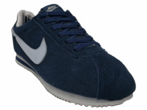 Зимние Nike Cortez темно-синие - фото спереди
