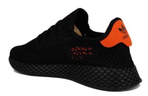 Adidas Deerupt Runner черные с оранжевым (35-39)