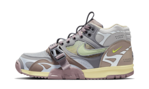 Nike Air Trainer 1 SP серые с коричневым нубук с сеткой мужские (40-44)