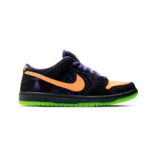 Nike SB Dunk Low Night of Mischief черные с оранжевым кожа-нубук мужские (45-48)