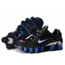 Nike Shox TL черные с синим мужские (39-44)